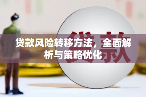 三民贷款风险转移方法，全面解析与策略优化
