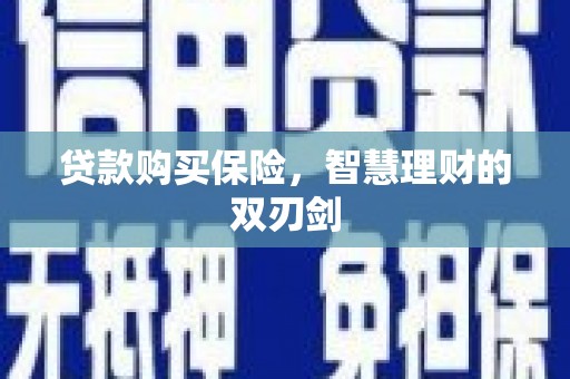 三民贷款购买保险，智慧理财的双刃剑