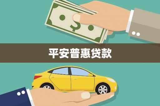 三民平安普惠贷款