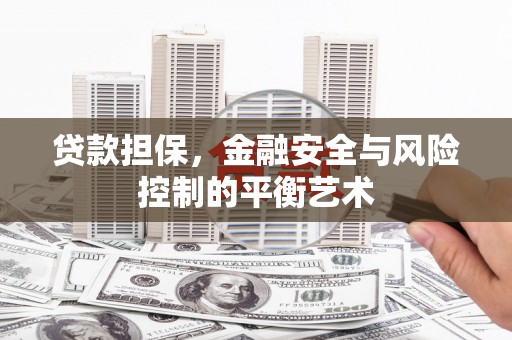 三民贷款担保，金融安全与风险控制的平衡艺术