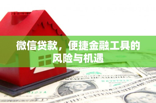 三民微信贷款，便捷金融工具的风险与机遇