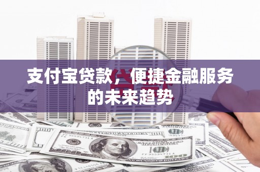 三民支付宝贷款，便捷金融服务的未来趋势