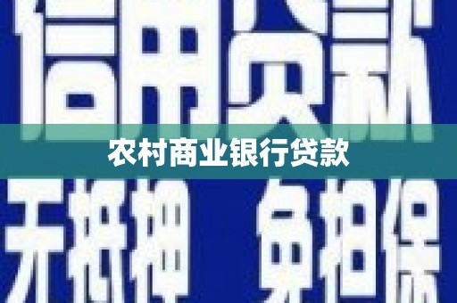 三民农村商业银行贷款