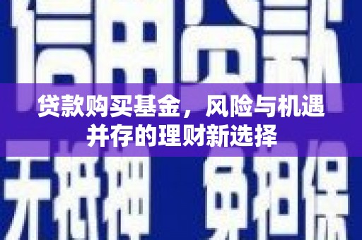 三民贷款购买基金，风险与机遇并存的理财新选择