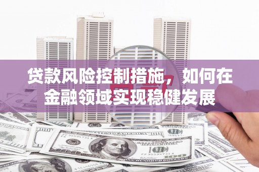 三民贷款风险控制措施，如何在金融领域实现稳健发展
