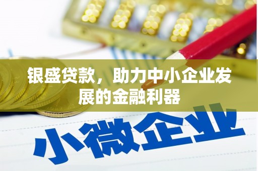 三民银盛贷款，助力中小企业发展的金融利器