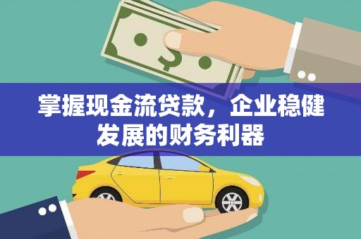 三民掌握现金流贷款，企业稳健发展的财务利器