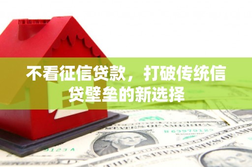 三民不看征信贷款，打破传统信贷壁垒的新选择