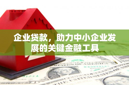 三民企业贷款，助力中小企业发展的关键金融工具