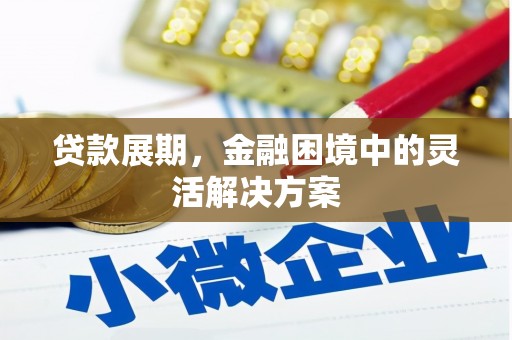 三民贷款展期，金融困境中的灵活解决方案