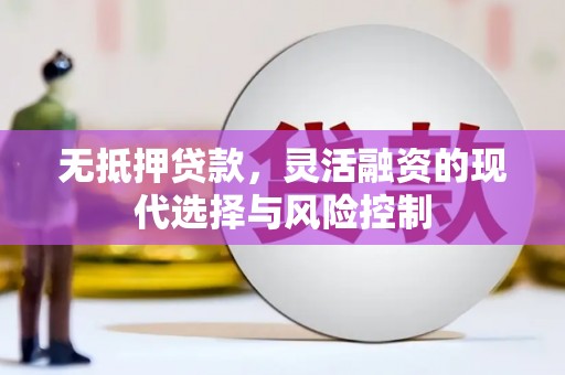 三民无抵押贷款，灵活融资的现代选择与风险控制