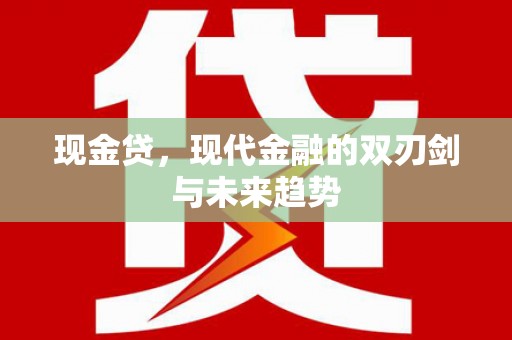 三民现金贷，现代金融的双刃剑与未来趋势