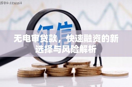 三民无电审贷款，快速融资的新选择与风险解析