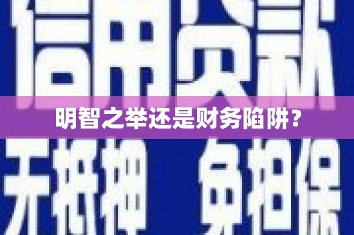 三民明智之举还是财务陷阱？