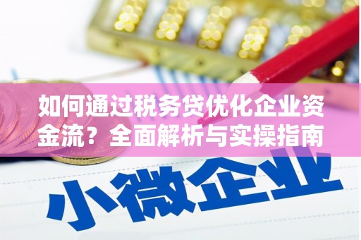 三民如何通过税务贷优化企业资金流？全面解析与实操指南