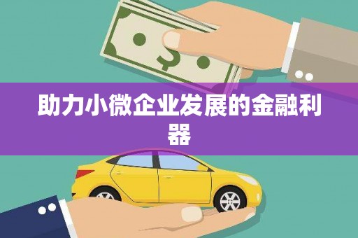 三民助力小微企业发展的金融利器