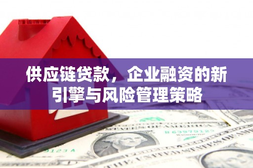 三民供应链贷款，企业融资的新引擎与风险管理策略