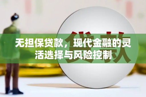 三民无担保贷款，现代金融的灵活选择与风险控制