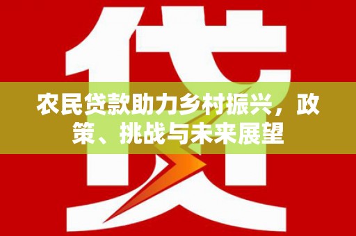 三民农民贷款助力乡村振兴，政策、挑战与未来展望