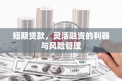 三民短期贷款，灵活融资的利器与风险管理