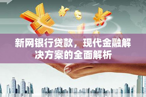 三民新网银行贷款，现代金融解决方案的全面解析