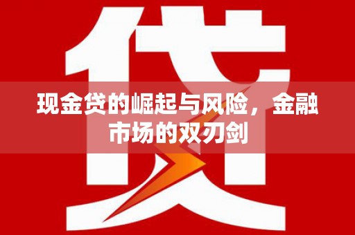 三民现金贷的崛起与风险，金融市场的双刃剑