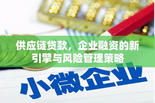 三民供应链贷款，企业融资的新引擎与风险管理策略