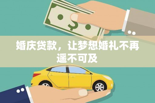 三民婚庆贷款，让梦想婚礼不再遥不可及