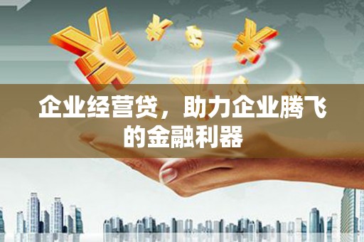 三民企业经营贷，助力企业腾飞的金融利器