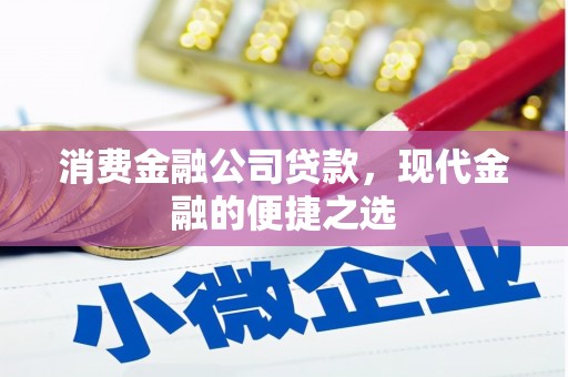 三民消费金融公司贷款，现代金融的便捷之选